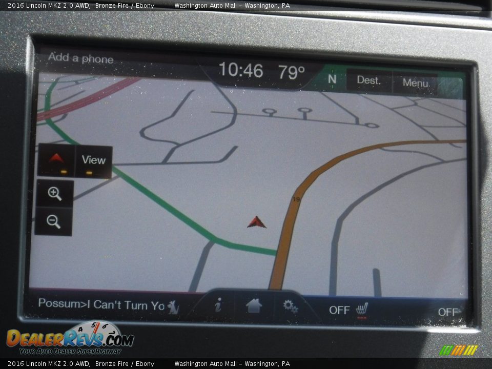 Navigation of 2016 Lincoln MKZ 2.0 AWD Photo #20
