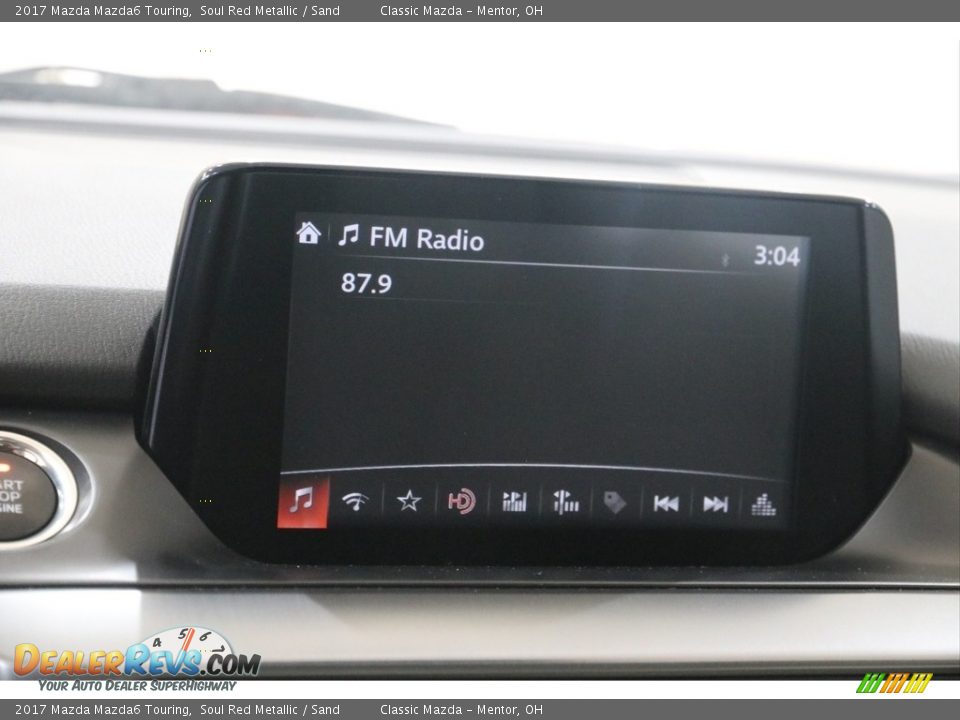 2017 Mazda Mazda6 Touring Soul Red Metallic / Sand Photo #11