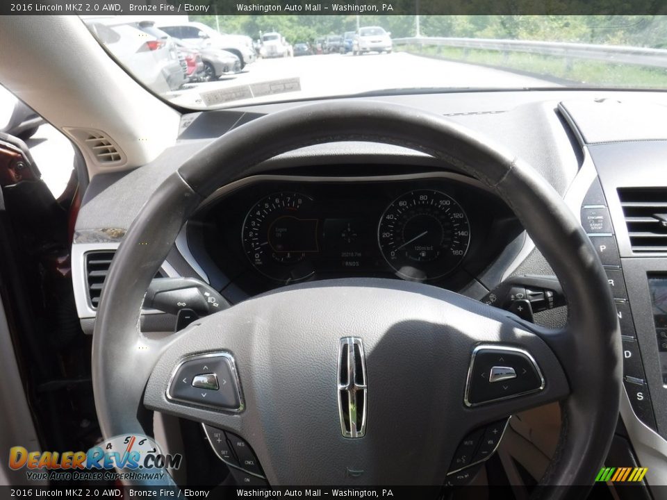 2016 Lincoln MKZ 2.0 AWD Bronze Fire / Ebony Photo #23