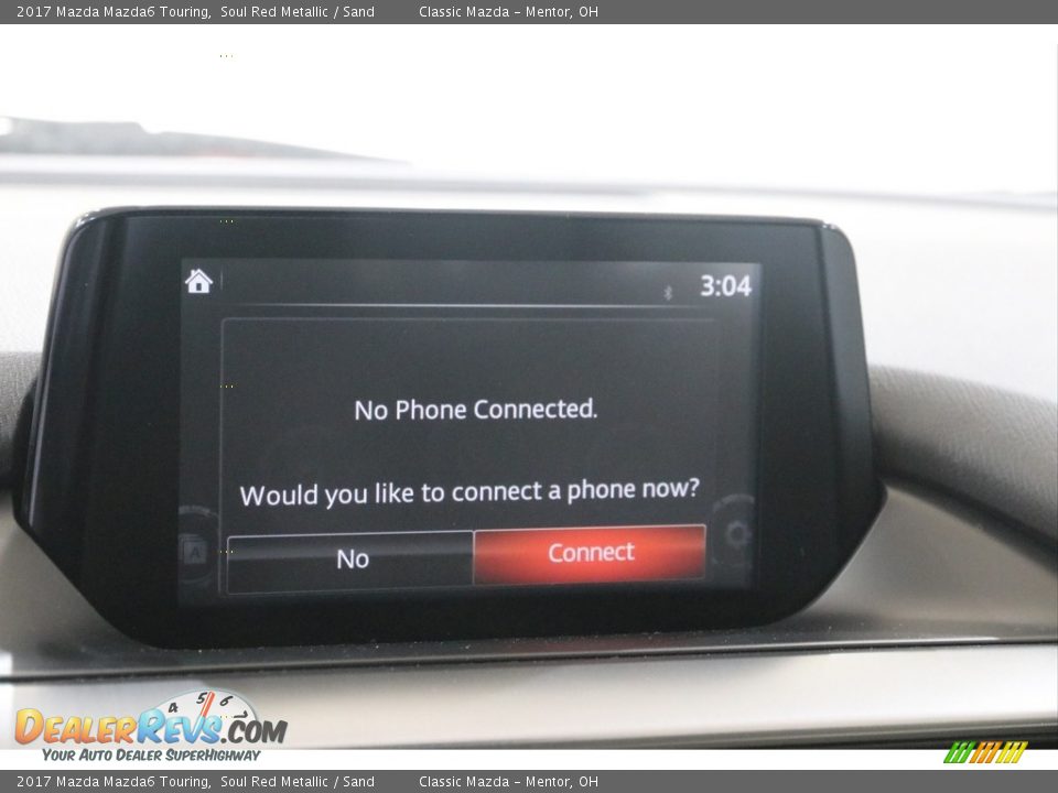 2017 Mazda Mazda6 Touring Soul Red Metallic / Sand Photo #12