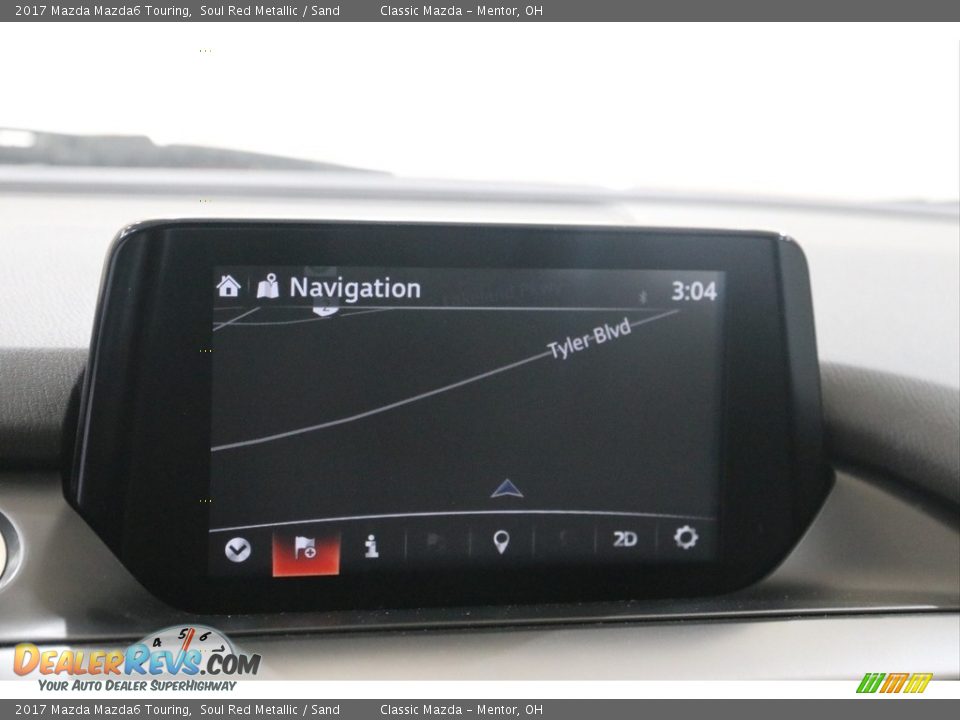 2017 Mazda Mazda6 Touring Soul Red Metallic / Sand Photo #13