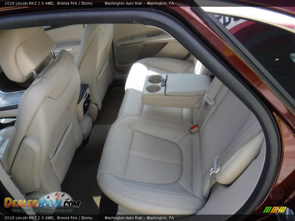 Rear Seat of 2016 Lincoln MKZ 2.0 AWD Photo #26