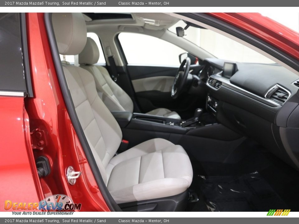 2017 Mazda Mazda6 Touring Soul Red Metallic / Sand Photo #16