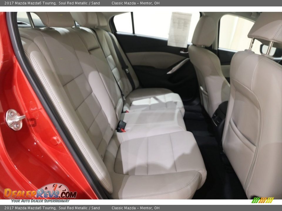 2017 Mazda Mazda6 Touring Soul Red Metallic / Sand Photo #17