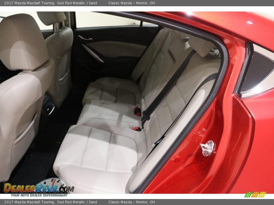 2017 Mazda Mazda6 Touring Soul Red Metallic / Sand Photo #18