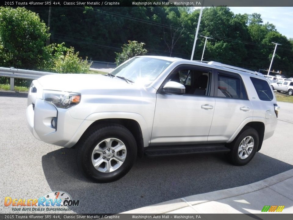 2015 Toyota 4Runner SR5 4x4 Classic Silver Metallic / Graphite Photo #8