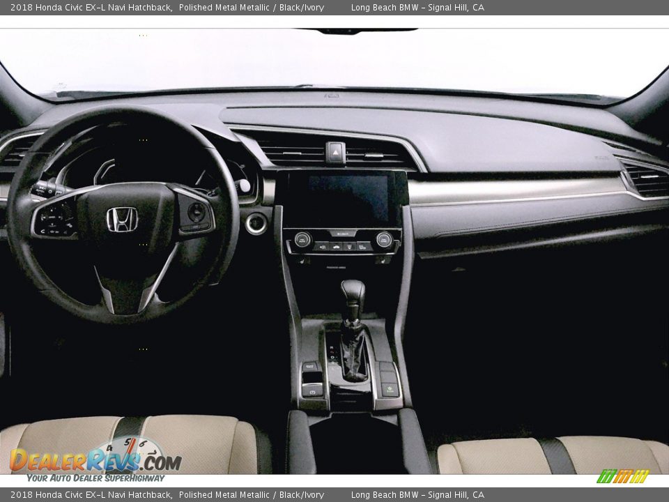 Dashboard of 2018 Honda Civic EX-L Navi Hatchback Photo #15