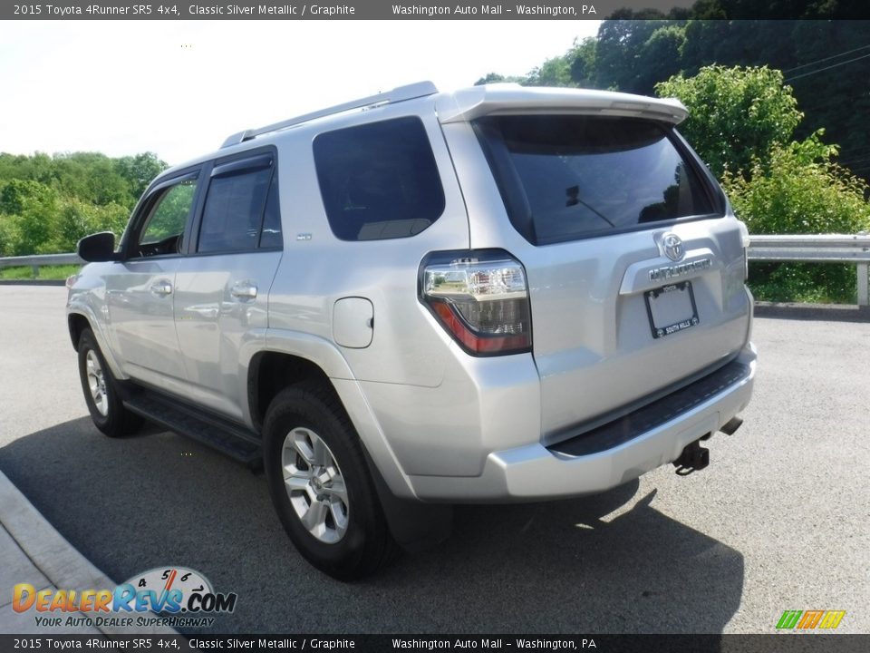 2015 Toyota 4Runner SR5 4x4 Classic Silver Metallic / Graphite Photo #10