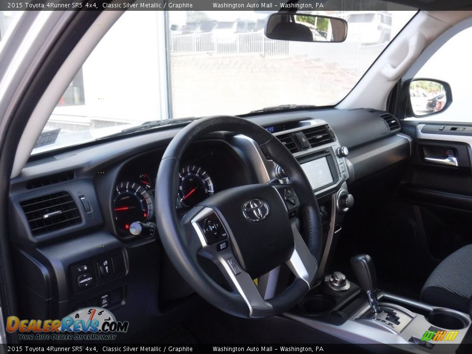 2015 Toyota 4Runner SR5 4x4 Classic Silver Metallic / Graphite Photo #14