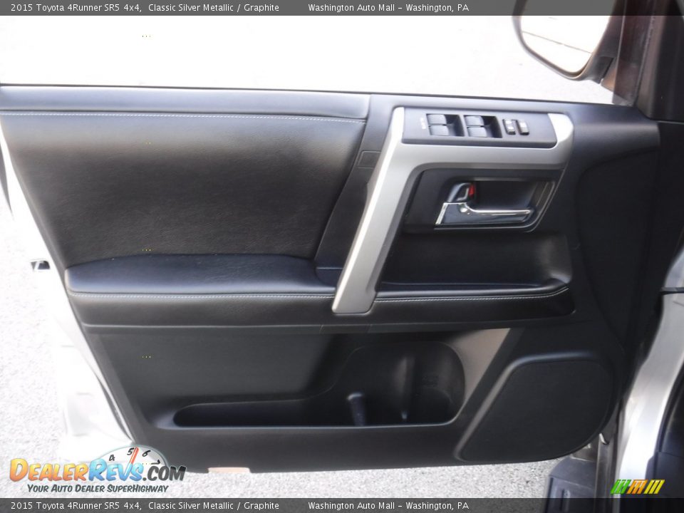 2015 Toyota 4Runner SR5 4x4 Classic Silver Metallic / Graphite Photo #15