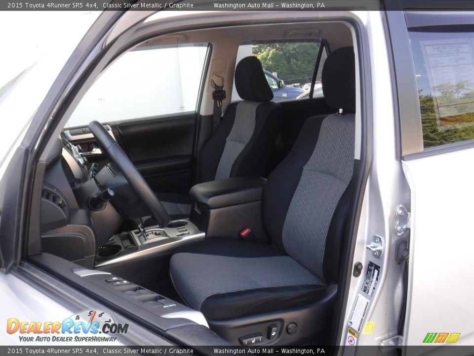 2015 Toyota 4Runner SR5 4x4 Classic Silver Metallic / Graphite Photo #16