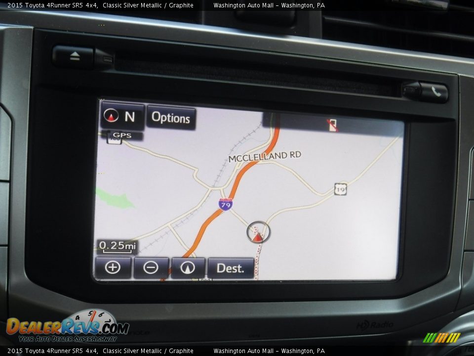 2015 Toyota 4Runner SR5 4x4 Classic Silver Metallic / Graphite Photo #21