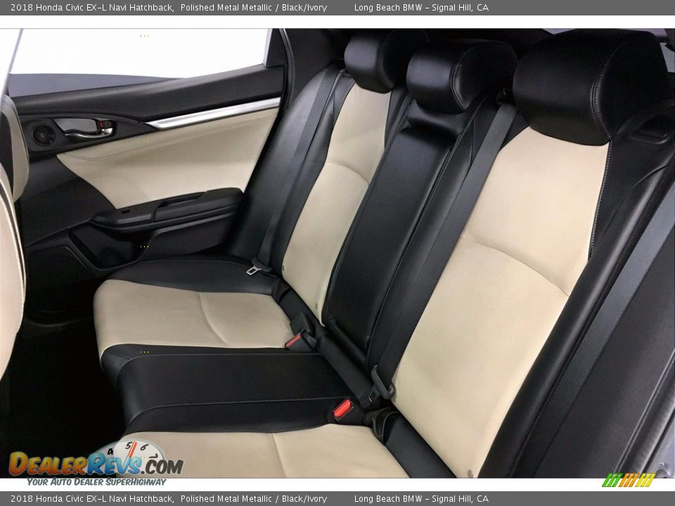 Rear Seat of 2018 Honda Civic EX-L Navi Hatchback Photo #30