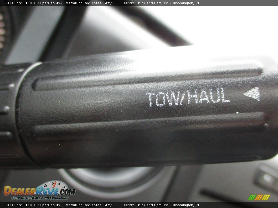2011 Ford F150 XL SuperCab 4x4 Vermillion Red / Steel Gray Photo #16