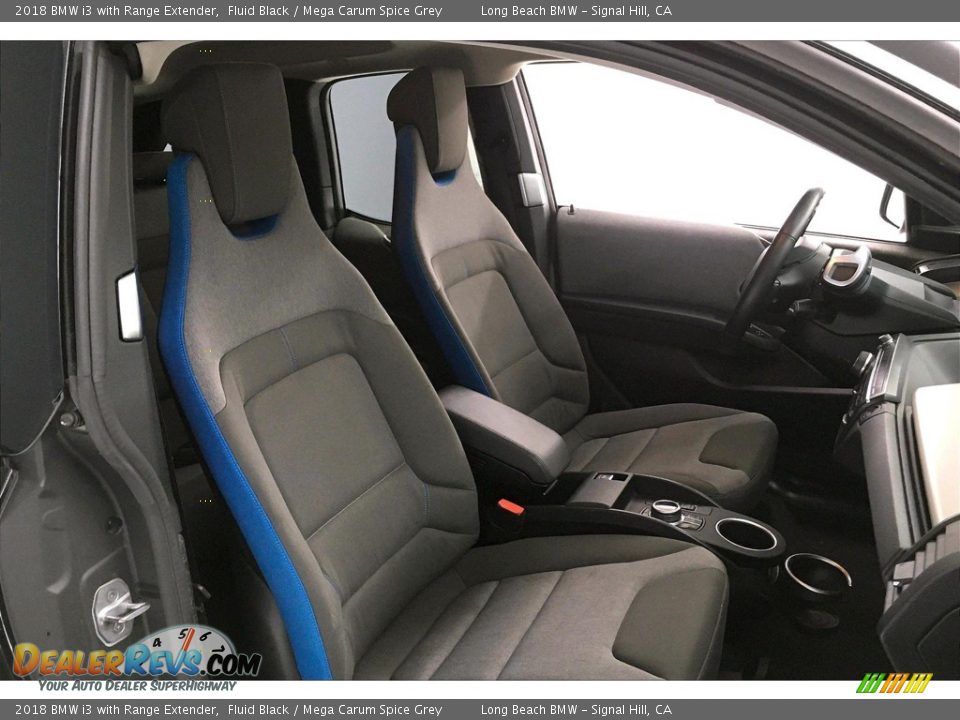 2018 BMW i3 with Range Extender Fluid Black / Mega Carum Spice Grey Photo #6