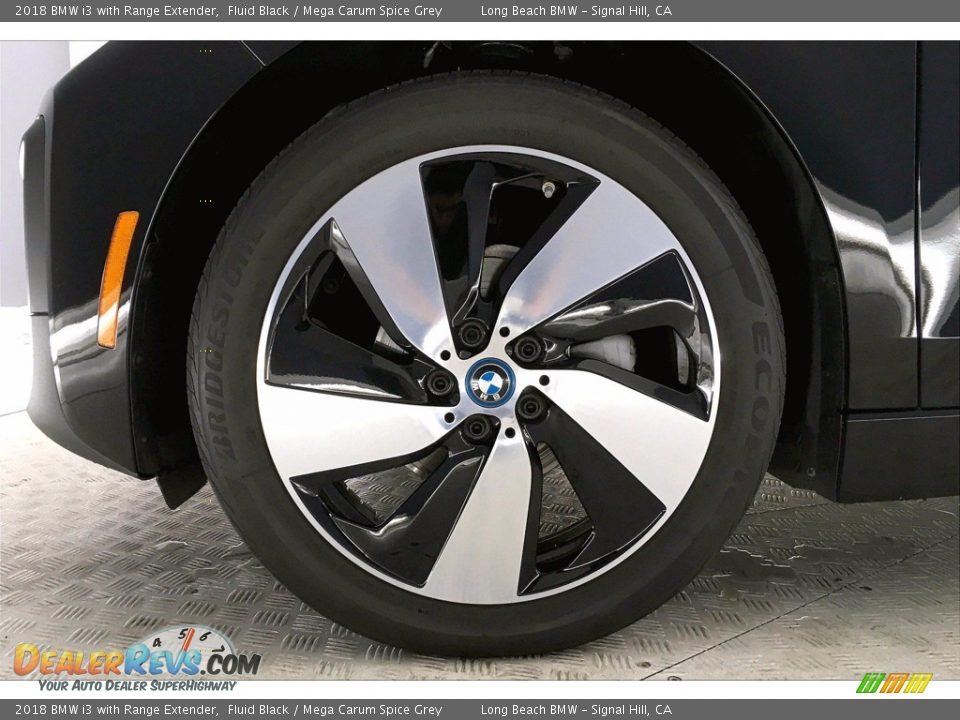 2018 BMW i3 with Range Extender Fluid Black / Mega Carum Spice Grey Photo #8