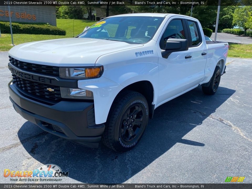 2019 Chevrolet Silverado 1500 WT Double Cab 4WD Summit White / Jet Black Photo #2