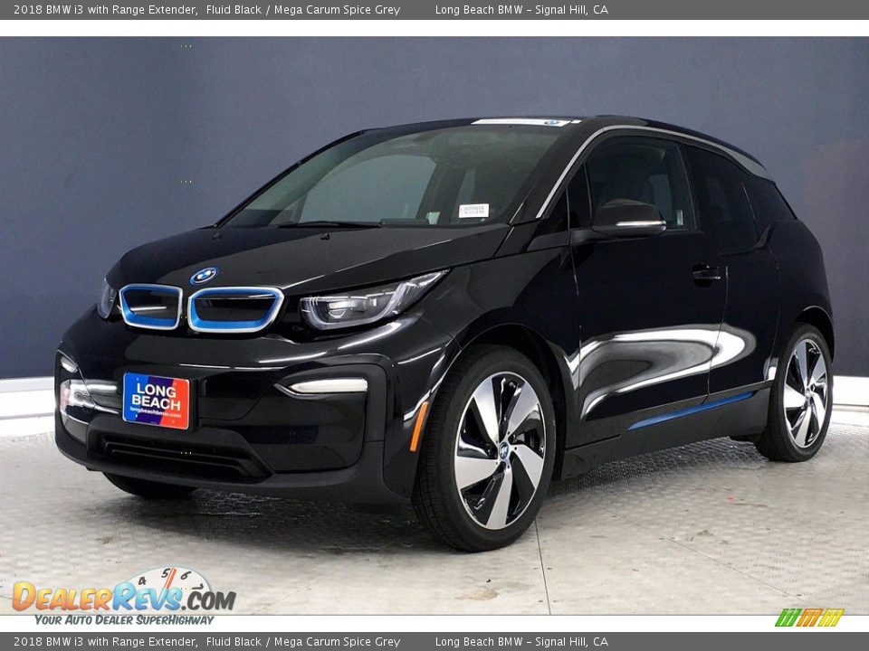2018 BMW i3 with Range Extender Fluid Black / Mega Carum Spice Grey Photo #12