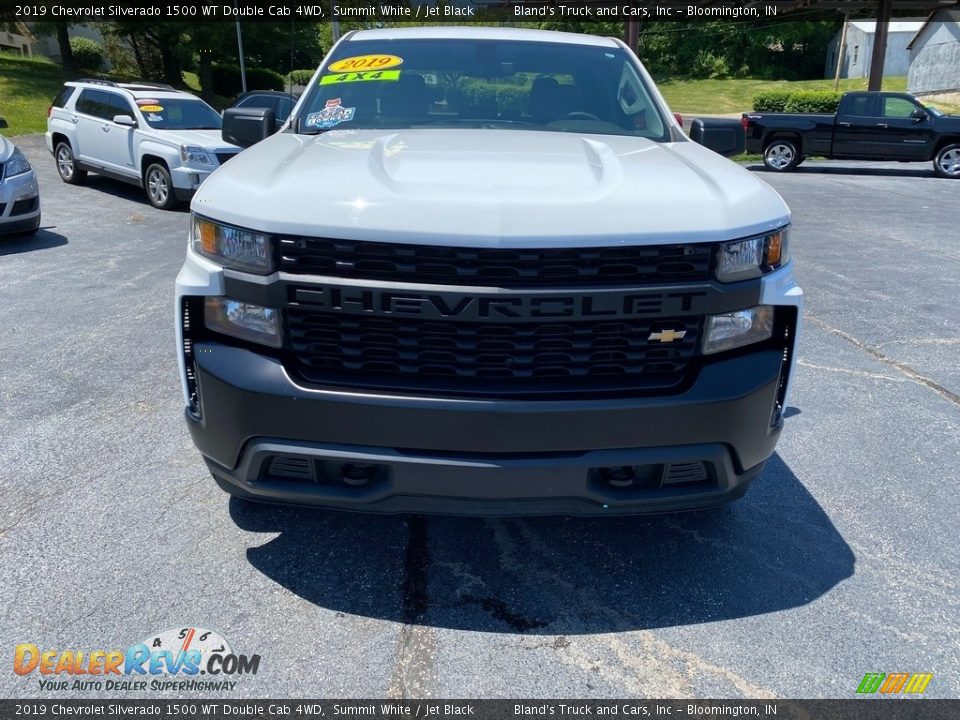 2019 Chevrolet Silverado 1500 WT Double Cab 4WD Summit White / Jet Black Photo #3