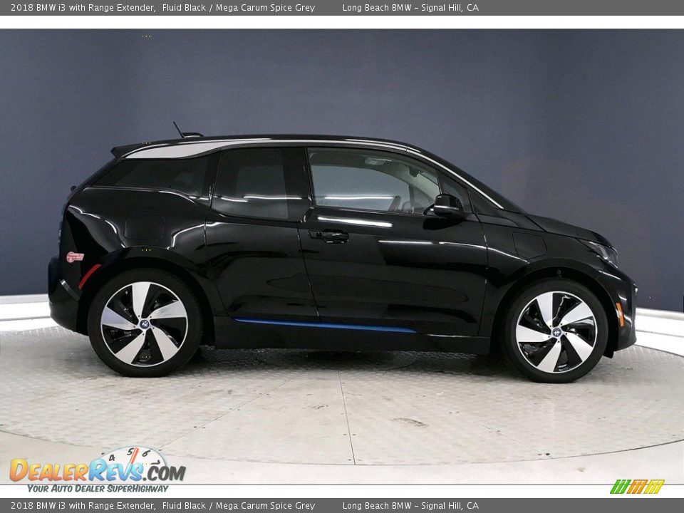 2018 BMW i3 with Range Extender Fluid Black / Mega Carum Spice Grey Photo #14