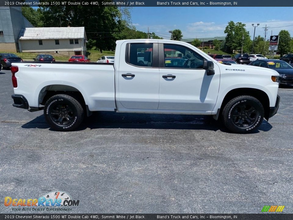 2019 Chevrolet Silverado 1500 WT Double Cab 4WD Summit White / Jet Black Photo #5