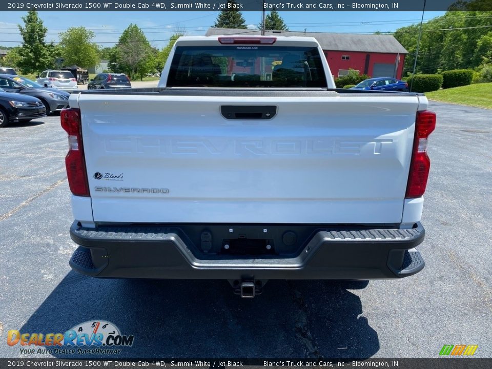 2019 Chevrolet Silverado 1500 WT Double Cab 4WD Summit White / Jet Black Photo #7