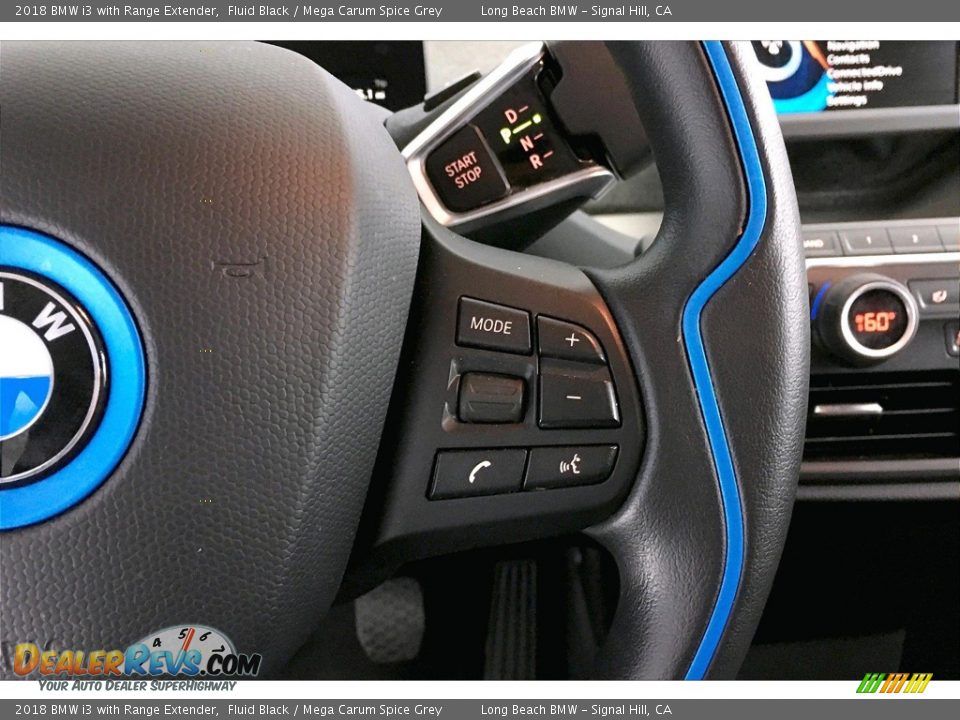 2018 BMW i3 with Range Extender Fluid Black / Mega Carum Spice Grey Photo #19