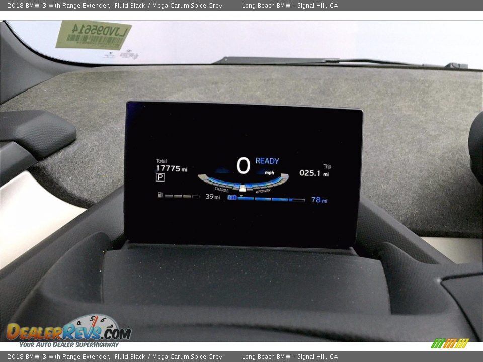 2018 BMW i3 with Range Extender Fluid Black / Mega Carum Spice Grey Photo #20