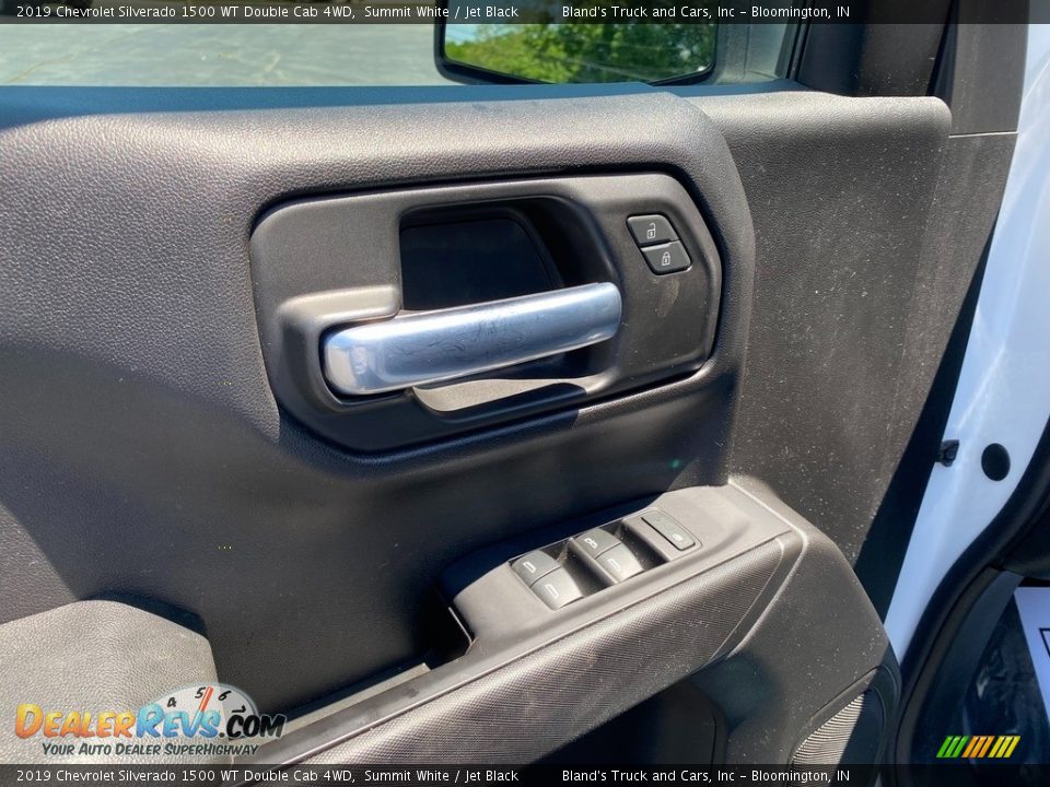 2019 Chevrolet Silverado 1500 WT Double Cab 4WD Summit White / Jet Black Photo #11