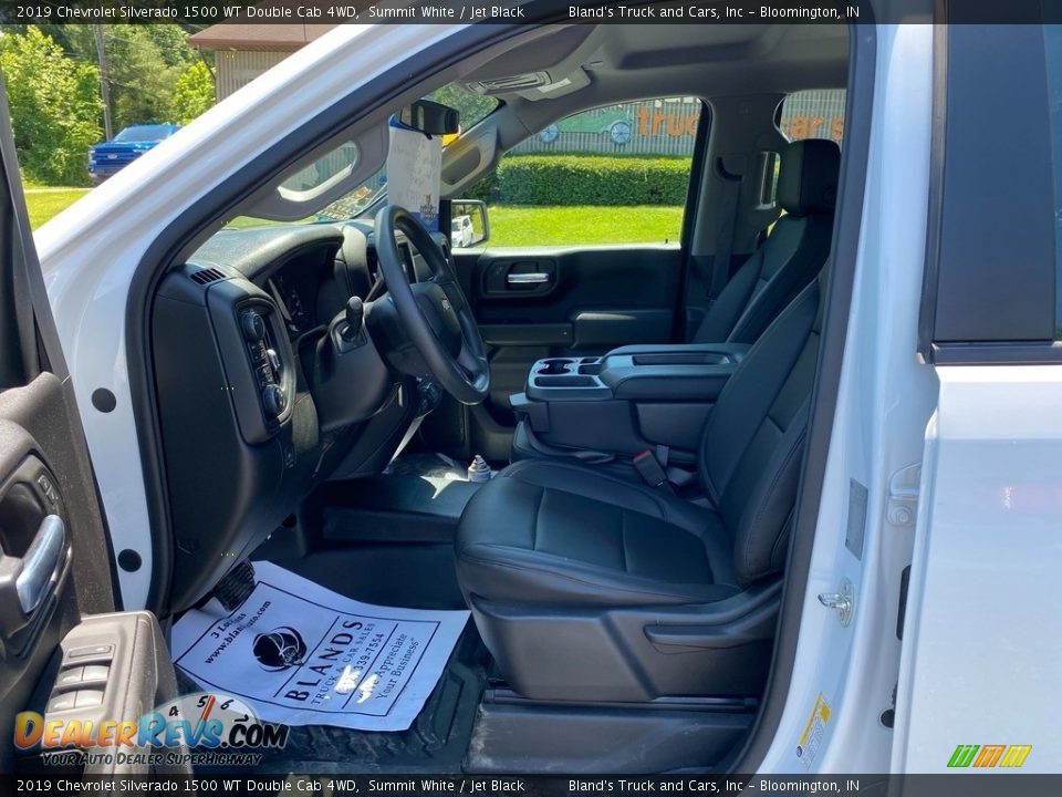 2019 Chevrolet Silverado 1500 WT Double Cab 4WD Summit White / Jet Black Photo #12