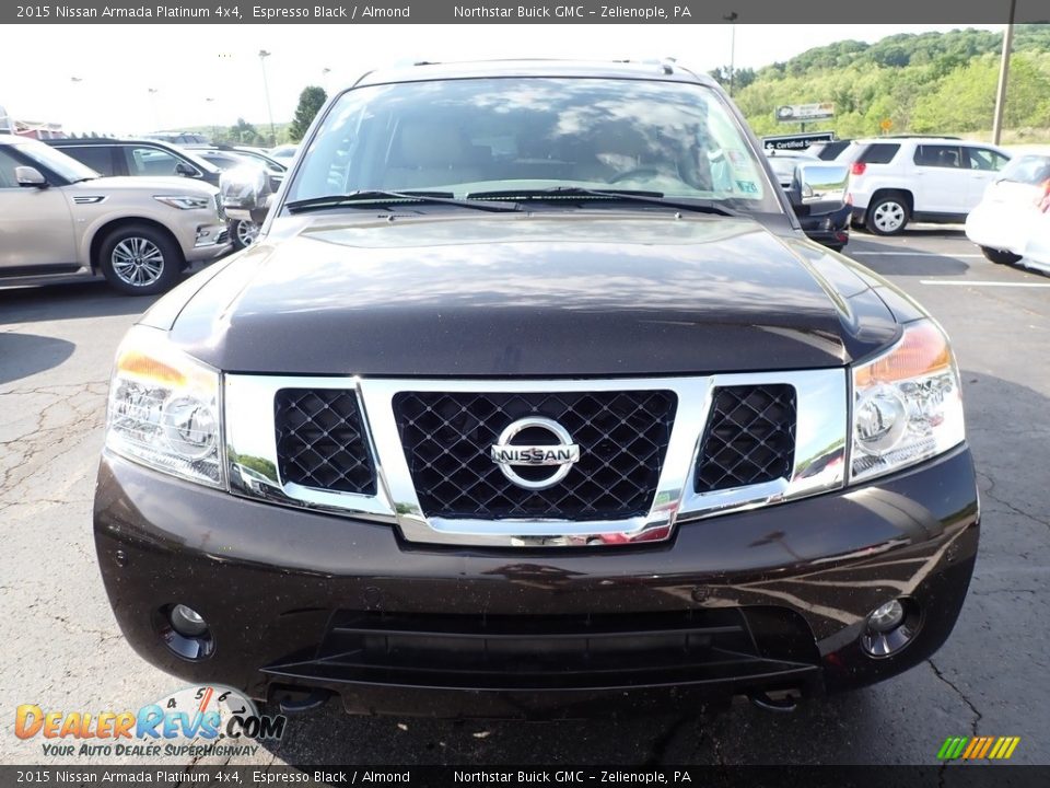 2015 Nissan Armada Platinum 4x4 Espresso Black / Almond Photo #3