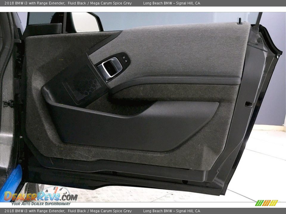 2018 BMW i3 with Range Extender Fluid Black / Mega Carum Spice Grey Photo #24