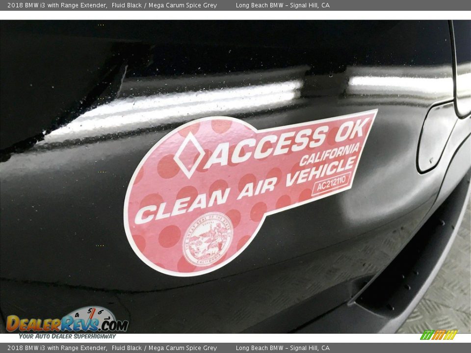 2018 BMW i3 with Range Extender Fluid Black / Mega Carum Spice Grey Photo #31