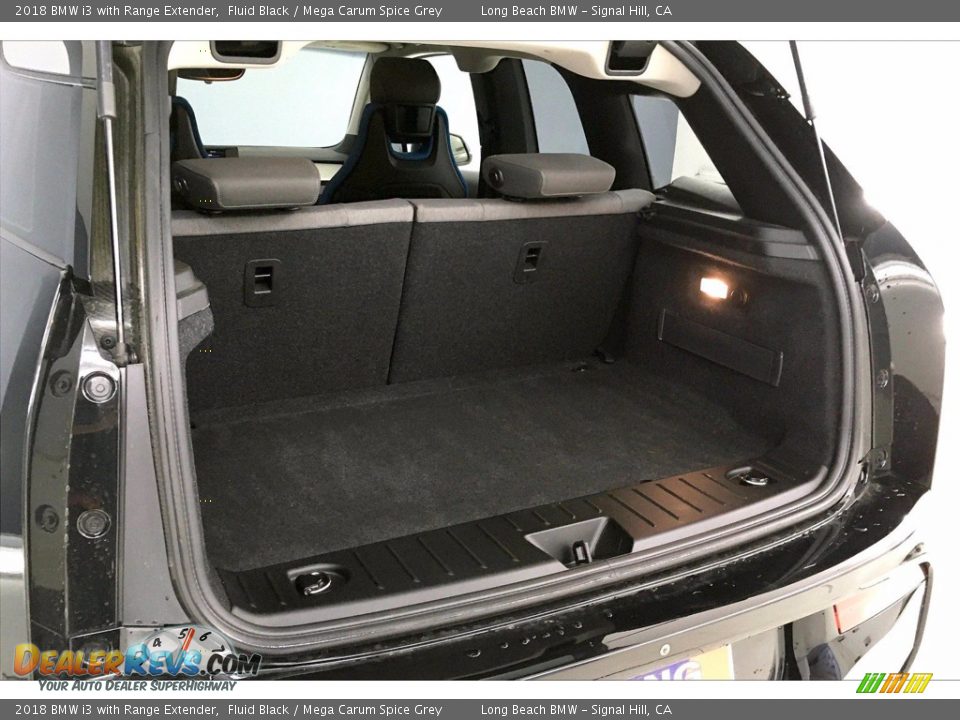 2018 BMW i3 with Range Extender Fluid Black / Mega Carum Spice Grey Photo #32