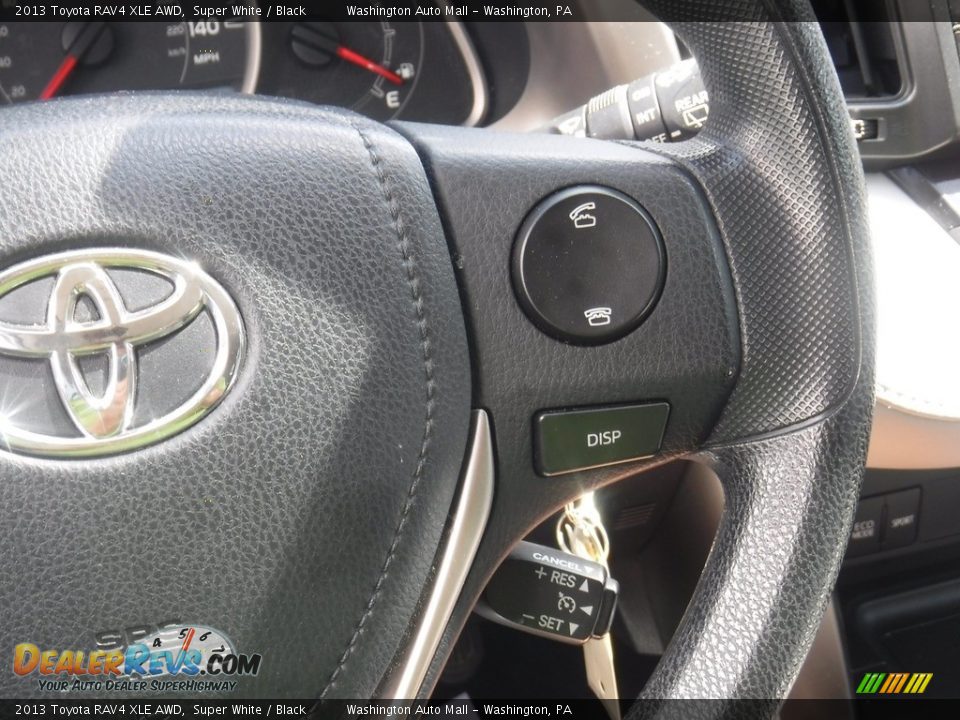 2013 Toyota RAV4 XLE AWD Super White / Black Photo #7