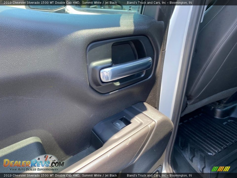 2019 Chevrolet Silverado 1500 WT Double Cab 4WD Summit White / Jet Black Photo #27