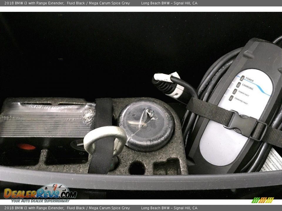 2018 BMW i3 with Range Extender Fluid Black / Mega Carum Spice Grey Photo #35