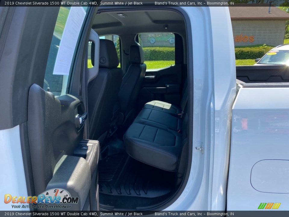 2019 Chevrolet Silverado 1500 WT Double Cab 4WD Summit White / Jet Black Photo #28