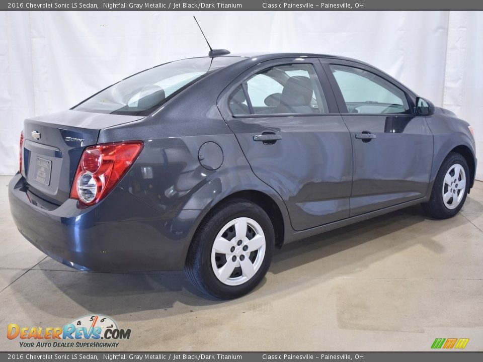 2016 Chevrolet Sonic LS Sedan Nightfall Gray Metallic / Jet Black/Dark Titanium Photo #2