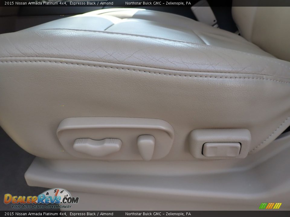 Front Seat of 2015 Nissan Armada Platinum 4x4 Photo #16