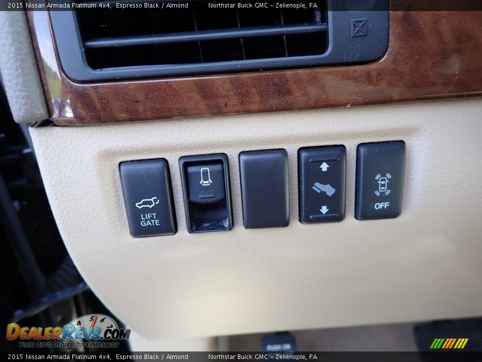 Controls of 2015 Nissan Armada Platinum 4x4 Photo #17