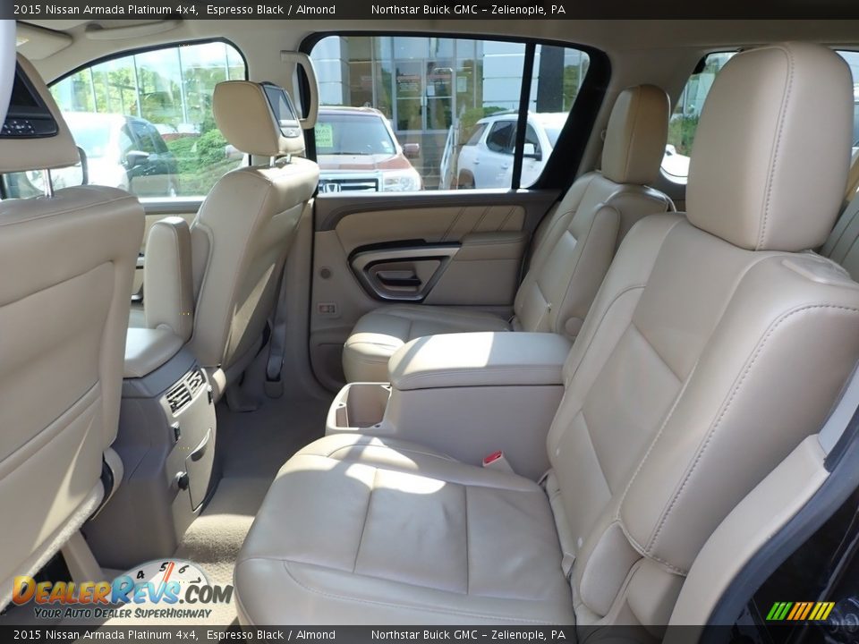 Rear Seat of 2015 Nissan Armada Platinum 4x4 Photo #19