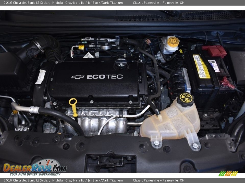 2016 Chevrolet Sonic LS Sedan 1.8 Liter DOHC 16-Valve VVT Ecotec 4 Cylinder Engine Photo #6
