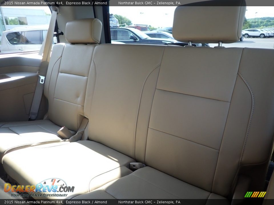 Rear Seat of 2015 Nissan Armada Platinum 4x4 Photo #20