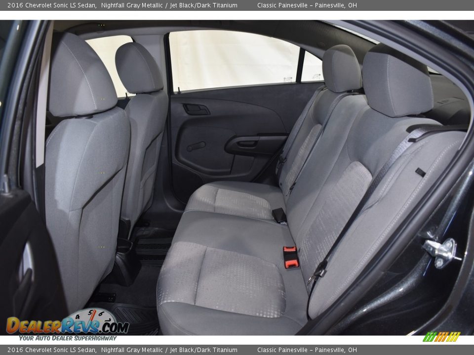 Rear Seat of 2016 Chevrolet Sonic LS Sedan Photo #8