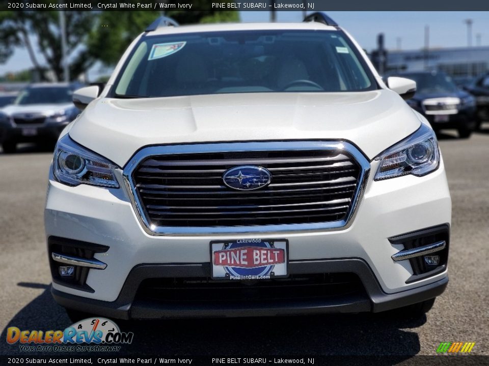 2020 Subaru Ascent Limited Crystal White Pearl / Warm Ivory Photo #3
