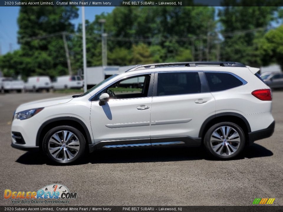 2020 Subaru Ascent Limited Crystal White Pearl / Warm Ivory Photo #4