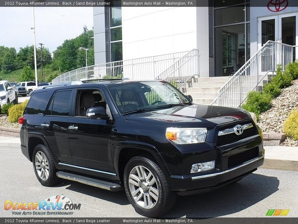 2012 Toyota 4Runner Limited Black / Sand Beige Leather Photo #1