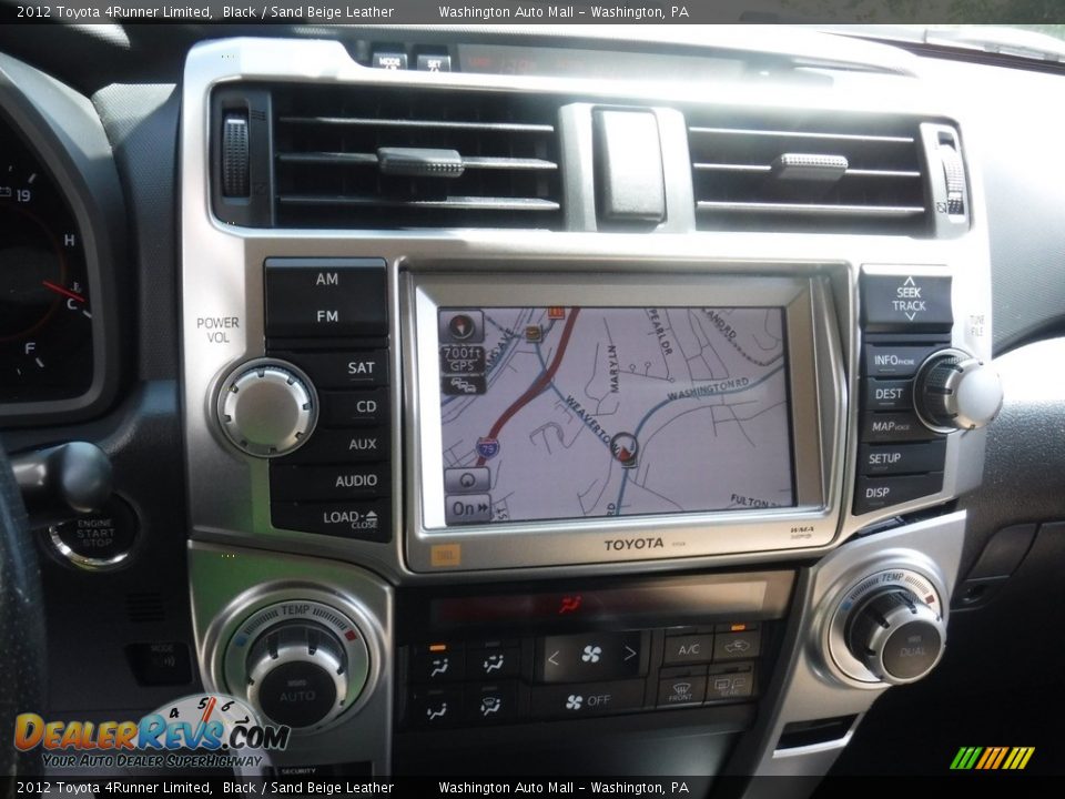 2012 Toyota 4Runner Limited Black / Sand Beige Leather Photo #3