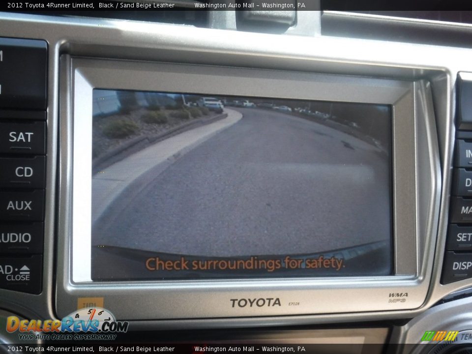 2012 Toyota 4Runner Limited Black / Sand Beige Leather Photo #4